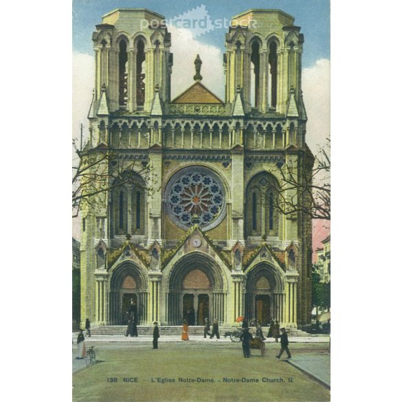 Párizs. Notre-Dame székesegyház.Lévy et Neurdein Réunis Paris, Franciaország, 1920–1932 (Nyomda és Kiadó). Színezett fotólap, képeslap. (2791057)