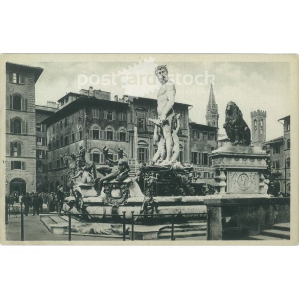 Firenze. Piazza Signoria. Fotólap, képeslap. (2791097)