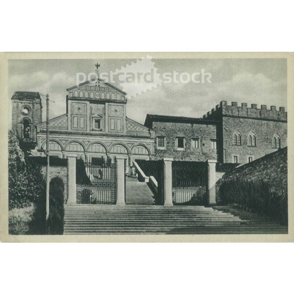 Firenze. S. Miniato al Monte bazilikái. Fotólap, képeslap. (2791099)