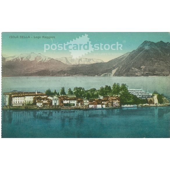 ISOLA BEELLA – Lago Maggiore. Színezett fotólap, képeslap. (2791203)