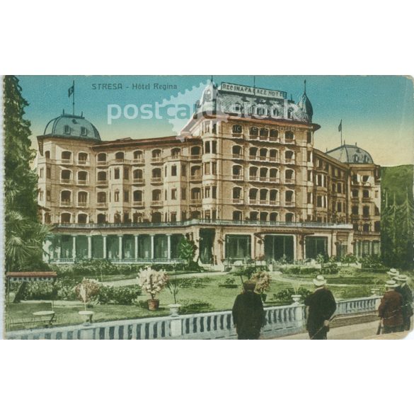 STRESA – Hotel Regina. Színezett fotólap, képeslap. (2791207)