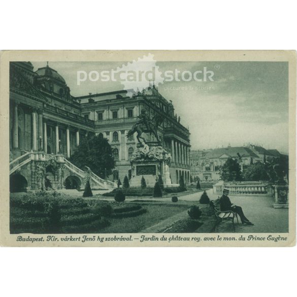 1925 – Budapest. Királyi várkert. Fotólap, képeslap. (2791248)