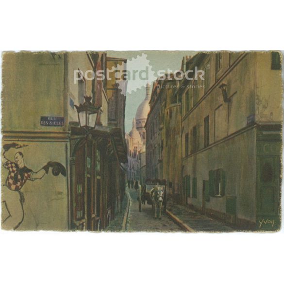 Párizs. Montmartre. Képeslap. (2791324)