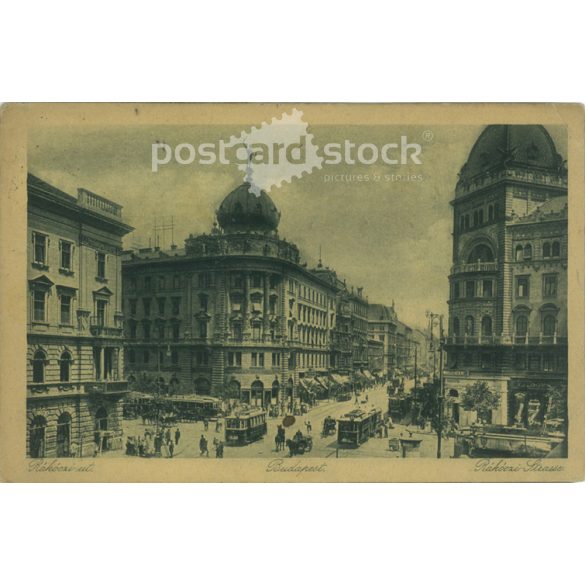 1923 – Budapest. Rákóczi út. Fotólap, képeslap. (2791327)