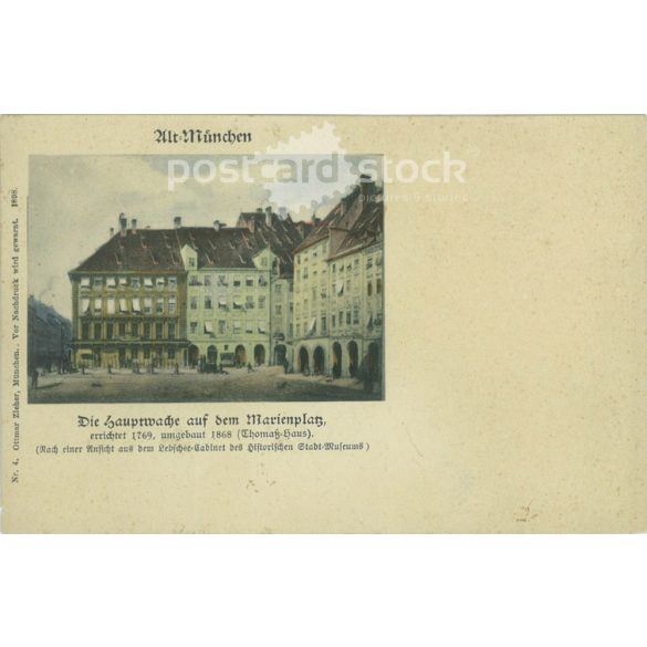 1900? – München. Színezett fotólap, képeslap. (2791358)