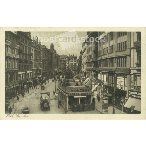 1914 – Bécs Graben. Fotólap, képeslap. (2791361)