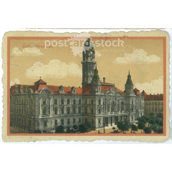 1920 – Győr. Színezett fotólap, képeslap. (2791363)