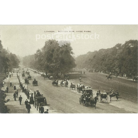 1906 – London. A Hyde park. Fotólap, képeslap. (2791385)