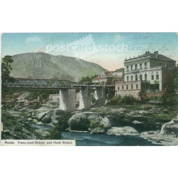 1915 – Mostar. Színezett fotólap, képeslap. (2791405)