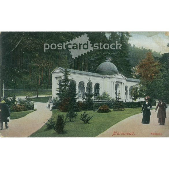 1915 – Marienbad. Színezett fotólap, képeslap. (2791434)