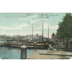   1921 – Zaandam. Hollandia. Színezett fotólap, képeslap. (2791436)