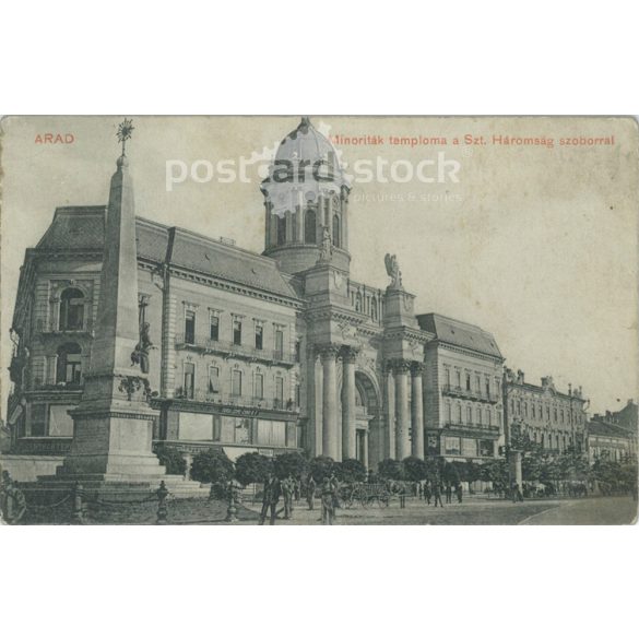 1917 – Arad. Minoriták temploma. Fotólap, képeslap. (2791444)