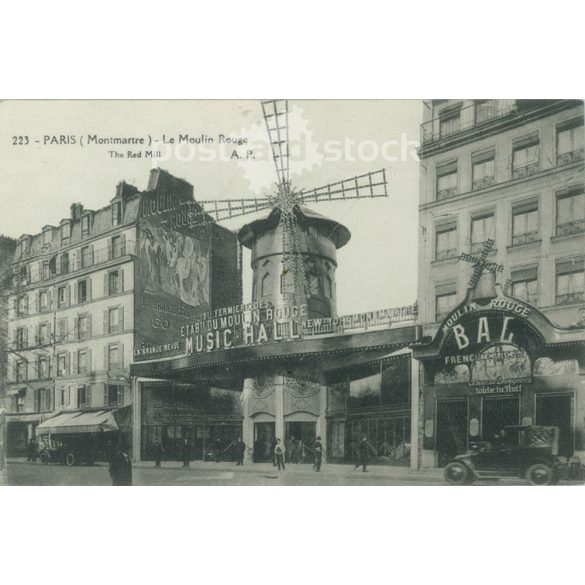 1920 – A Moulin Rouge, Párizs. Fotólap, képeslap. (2791467)