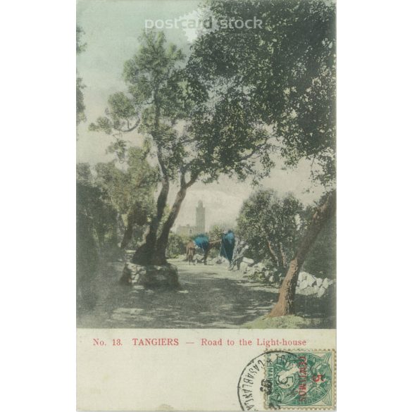 1907 – Tangiers (Marokkó). Színezett fotólap, képeslap. (2791614)