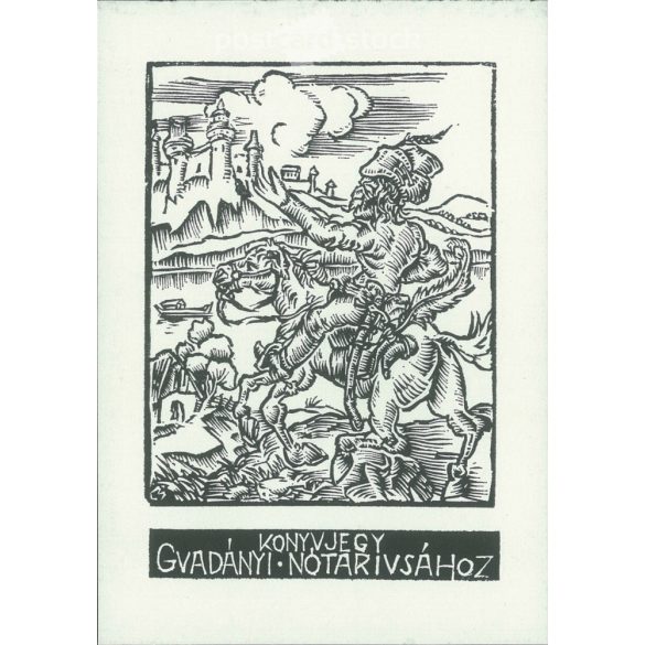 Szoboszlai Mata János (1907-1944). 20 fametszetű könyvjegy a magyar parnasszusról. Az eredetileg 1935-ben megjelentnek a hasonmás kiadása, az eredeti klisékről, 1000 példányban készült, 1982-ben. (2791834)