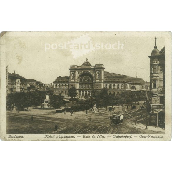 1928 – Budapest. Keleti pályaudvar. Fotólap, képeslap. (2792059)