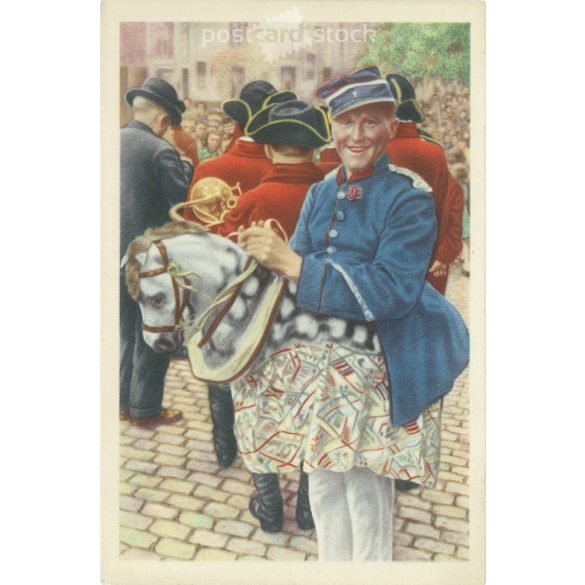 A FOLKLORE BELGE második sorozatának illusztrálására készült színes fotók egyike. Ofszet nyomat. (2792160)