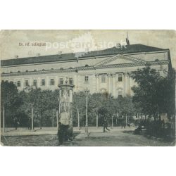   1915 – Debreceni református kollégium. Fotólap, képeslap. (2792276)