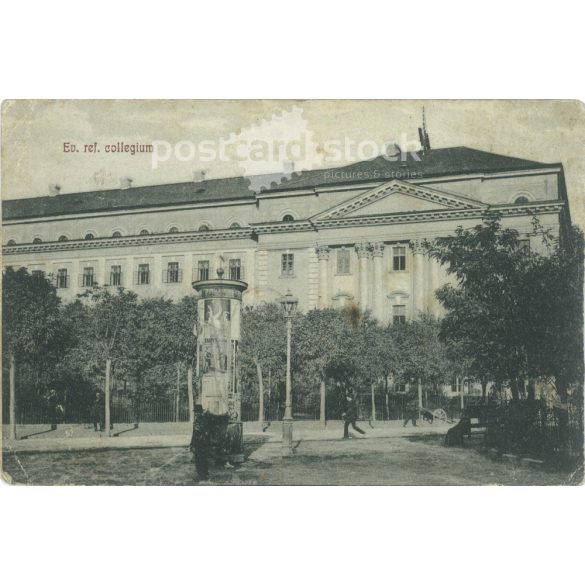 1915 – Debreceni református kollégium. Fotólap, képeslap. (2792276)